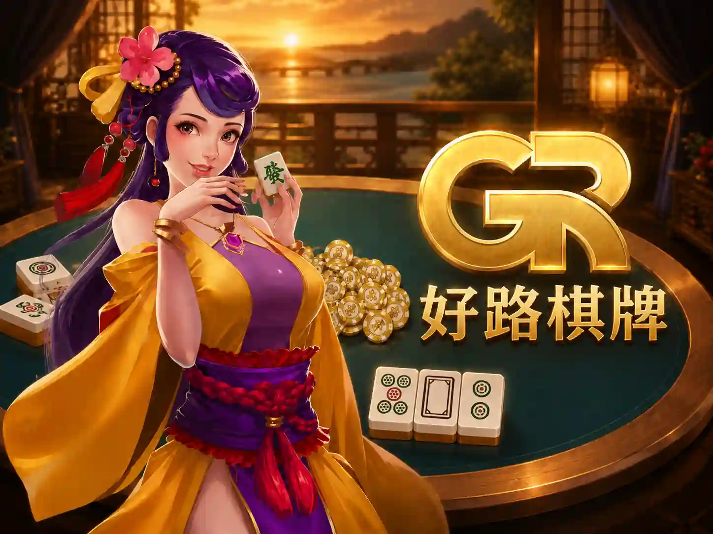 好路棋牌品牌與遊戲畫面示意圖